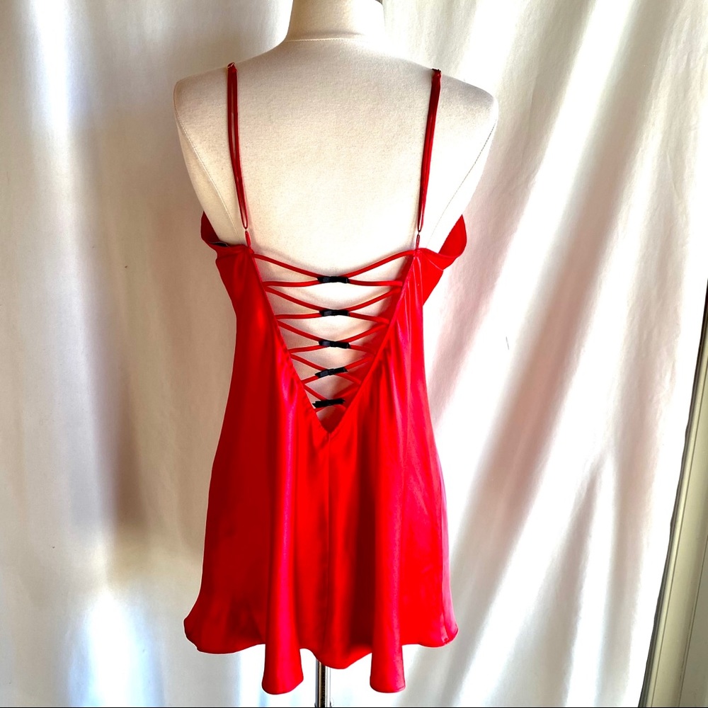 VS Red Bowtie Slip Nightie